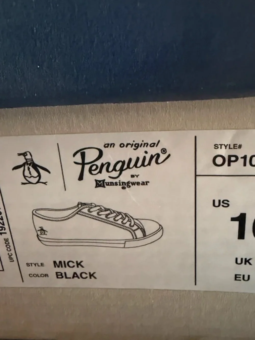 Penguin fashion black sneakers